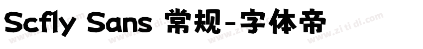 Scfly Sans 常规字体转换